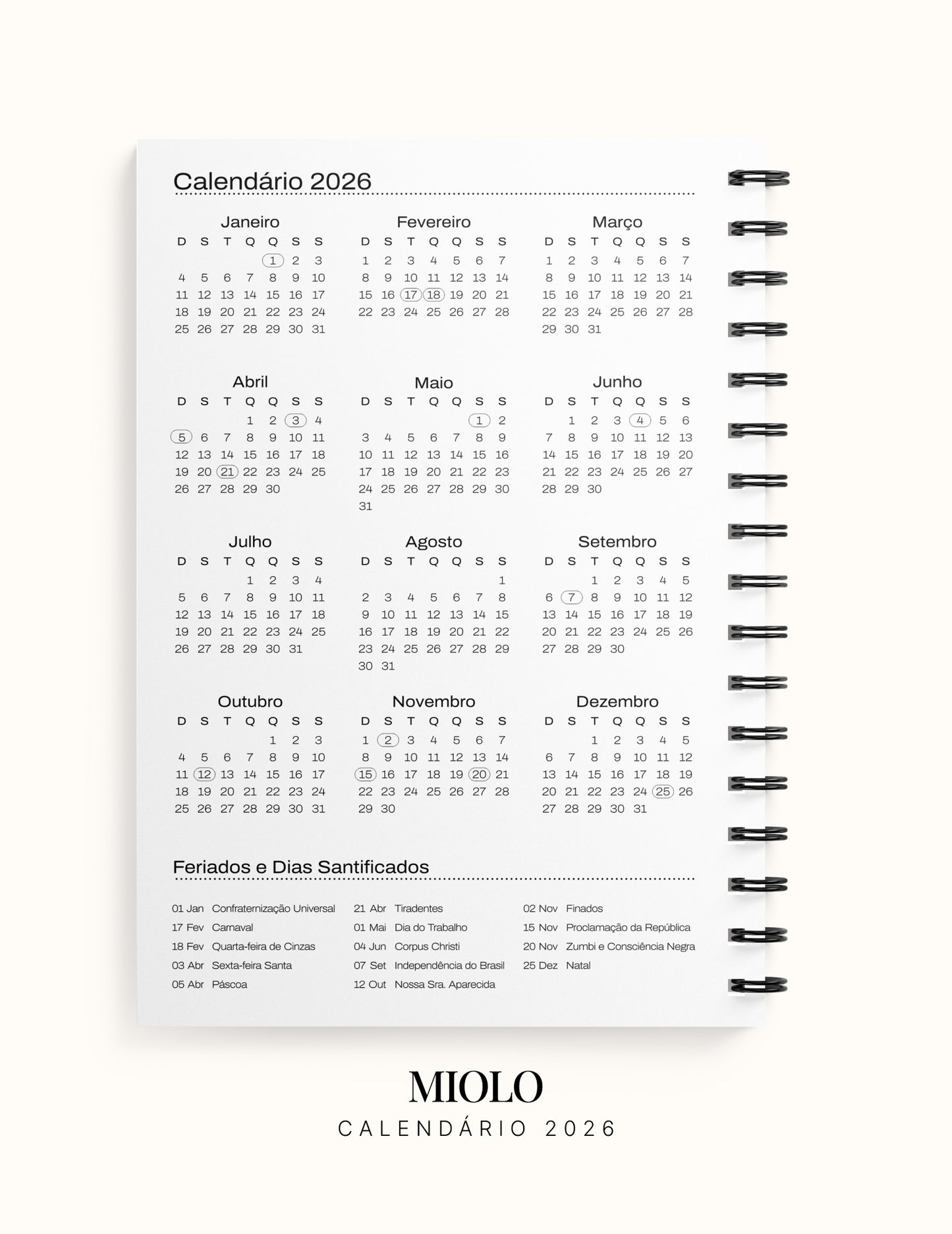 Agenda Edificante 2026