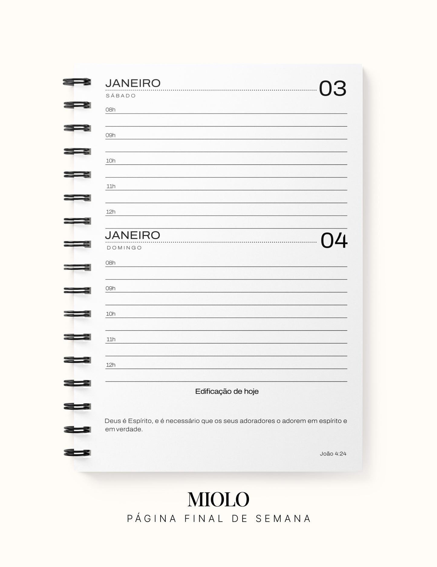 Agenda Edificante 2026