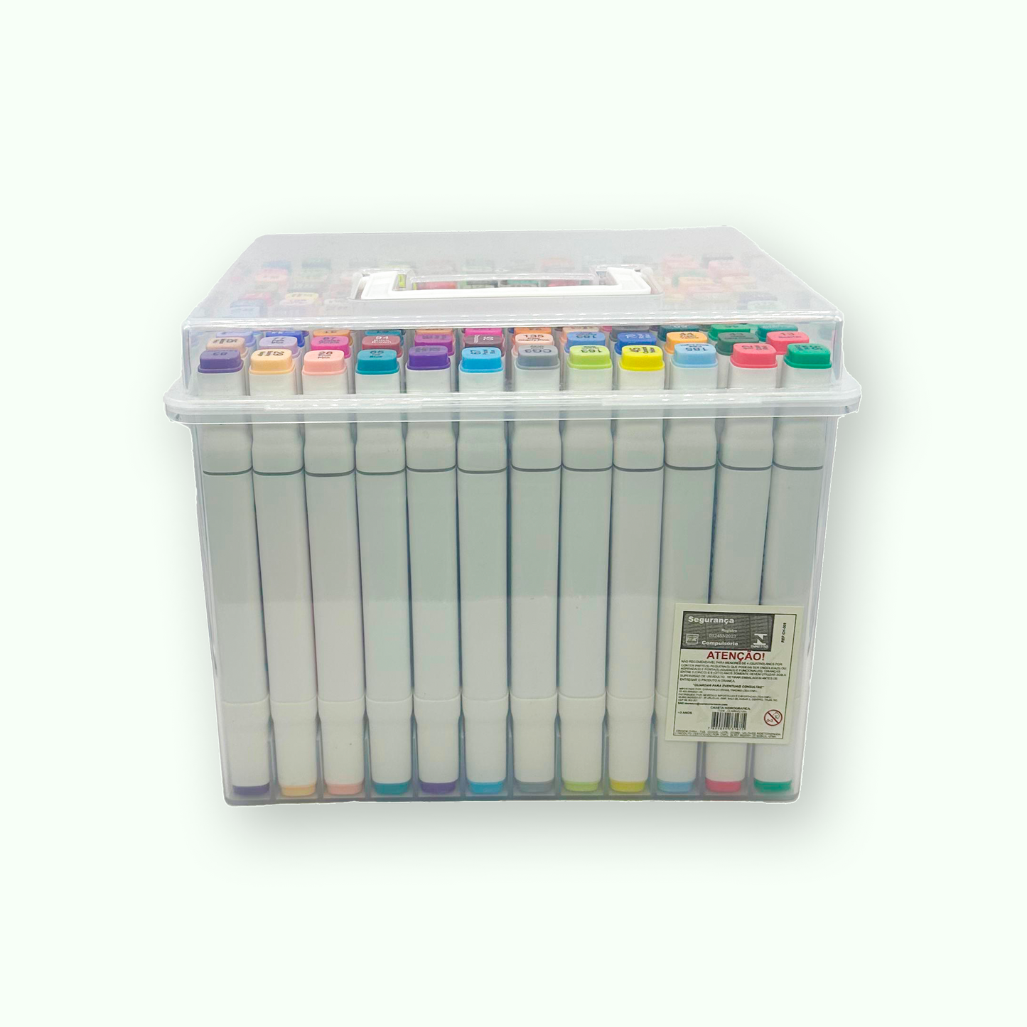 Kit com 120 Marcadores Artísticos