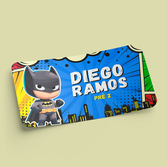 Kit Lápis - Etiquetas Escolares em Vinil Adesivo – À Prova d’Água - 64 Etiquetas